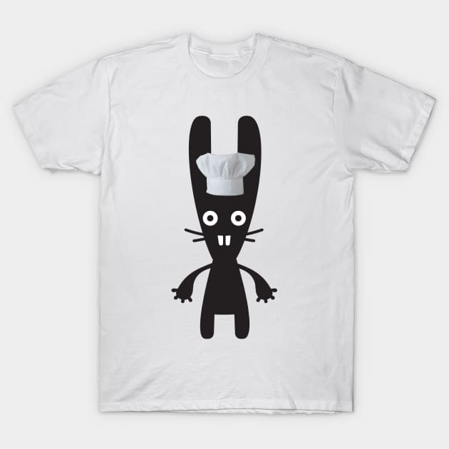 Chef bunny T-Shirt by Molenusaczech